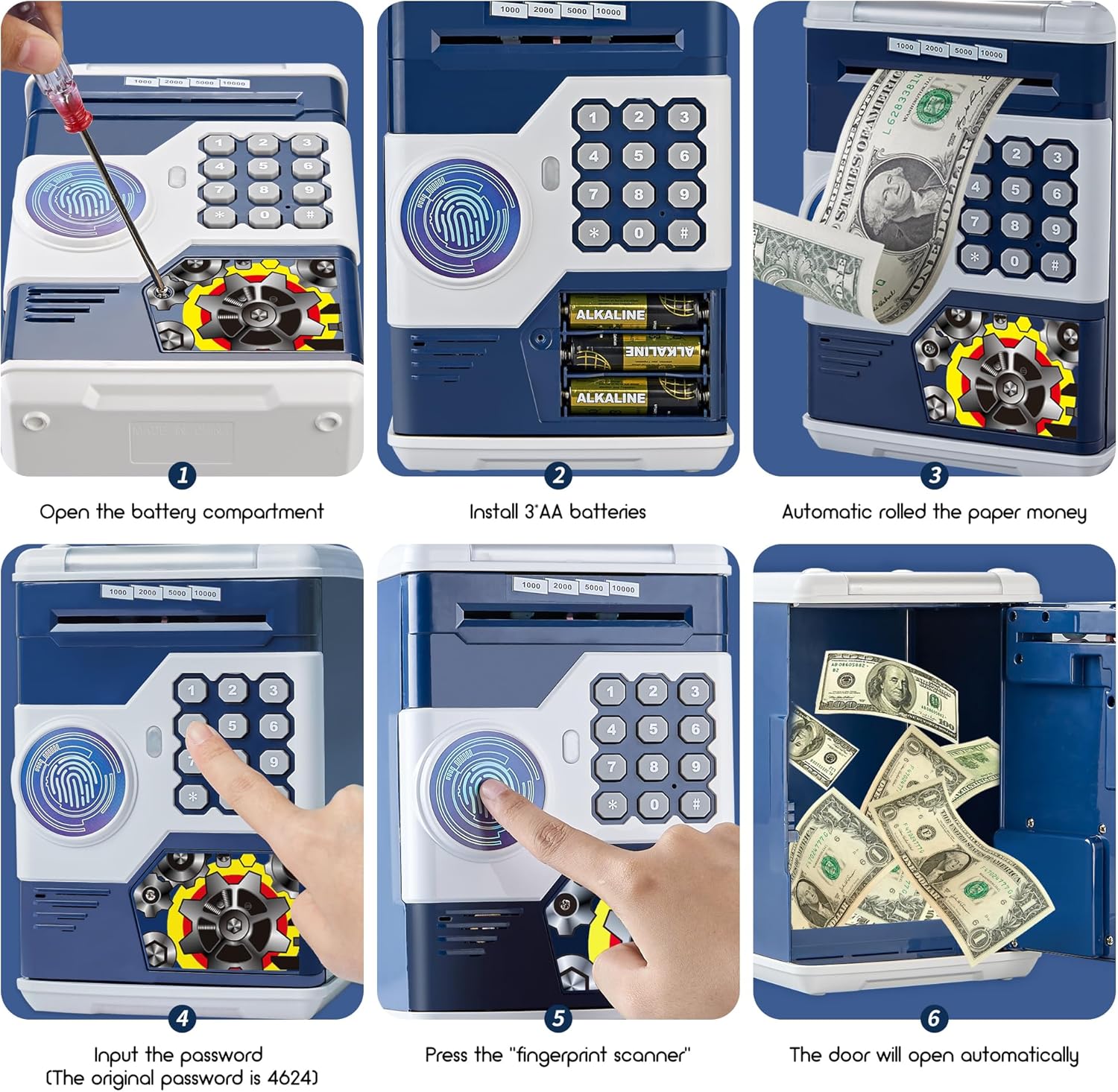 Piggy Bank ATM For Kids ( UAE Delivery Time: 1-3 Days )