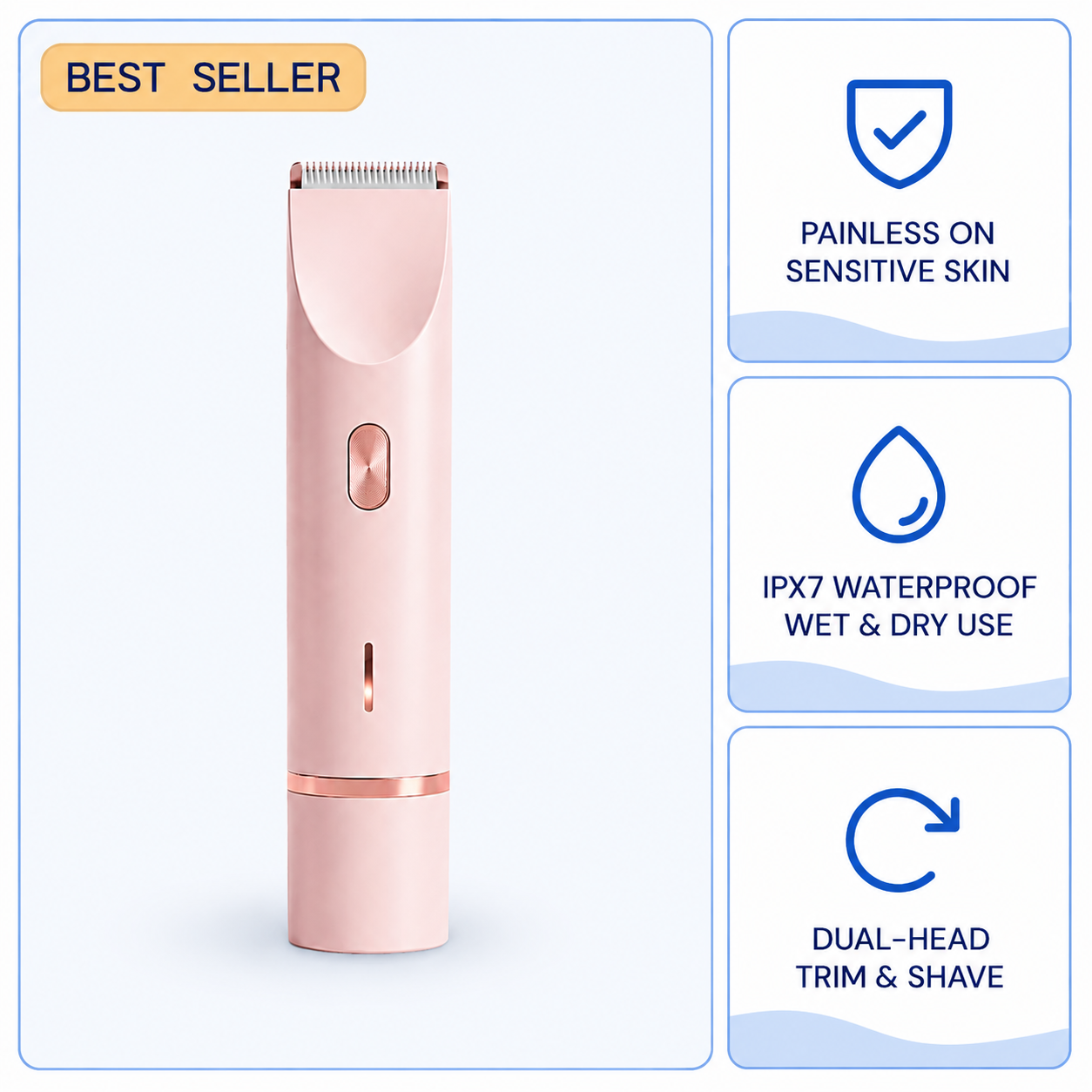 2 in 1 Bikini Body Shaver